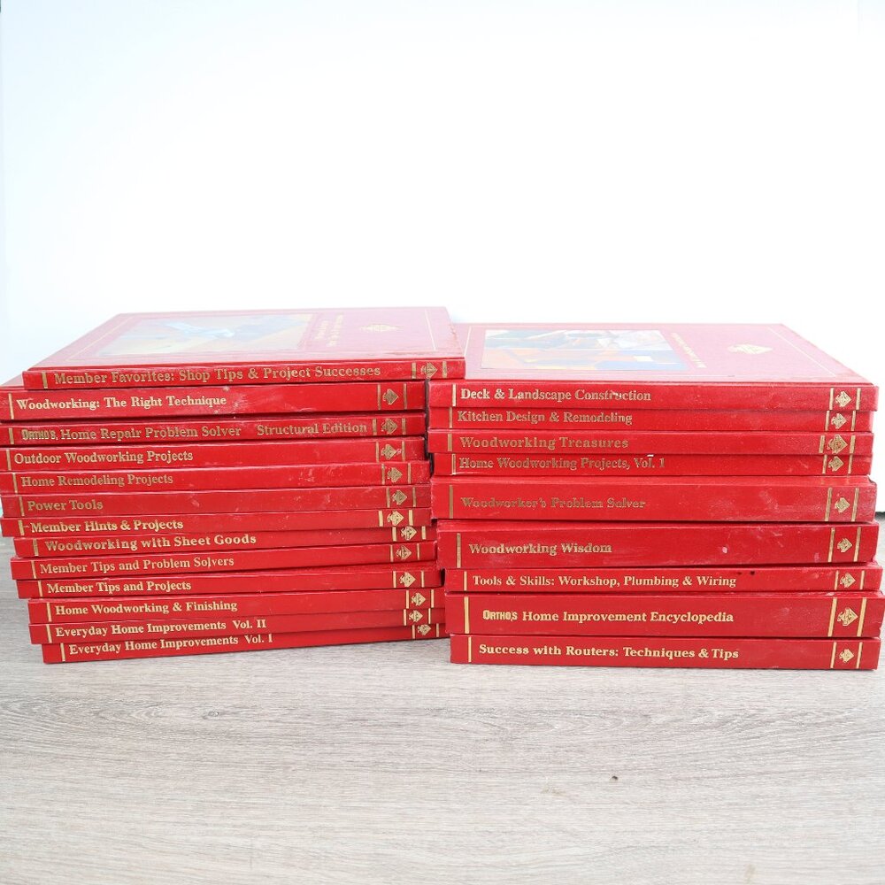 Handyman Club of America Hardcover Book Set 22 Volumes guc